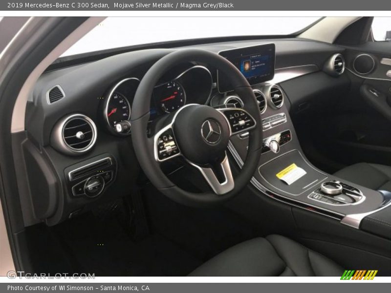 Mojave Silver Metallic / Magma Grey/Black 2019 Mercedes-Benz C 300 Sedan