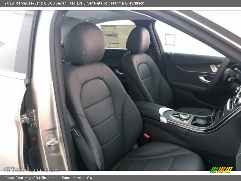 Mojave Silver Metallic / Magma Grey/Black 2019 Mercedes-Benz C 300 Sedan