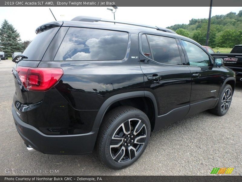 Ebony Twilight Metallic / Jet Black 2019 GMC Acadia SLT AWD