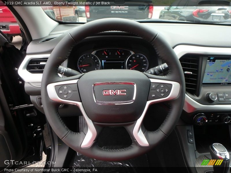 Ebony Twilight Metallic / Jet Black 2019 GMC Acadia SLT AWD