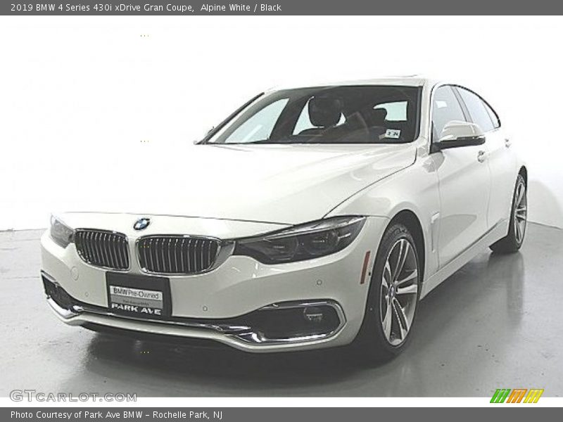 Alpine White / Black 2019 BMW 4 Series 430i xDrive Gran Coupe