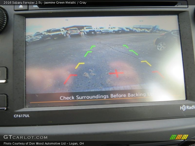 Jasmine Green Metallic / Gray 2016 Subaru Forester 2.5i