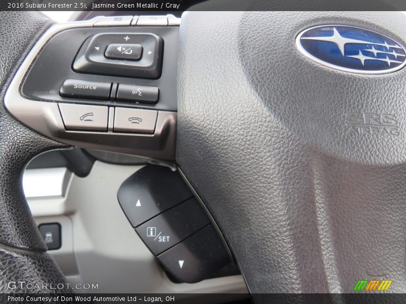 Jasmine Green Metallic / Gray 2016 Subaru Forester 2.5i