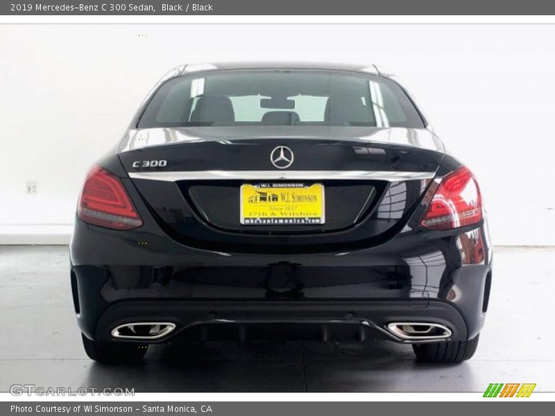 Black / Black 2019 Mercedes-Benz C 300 Sedan