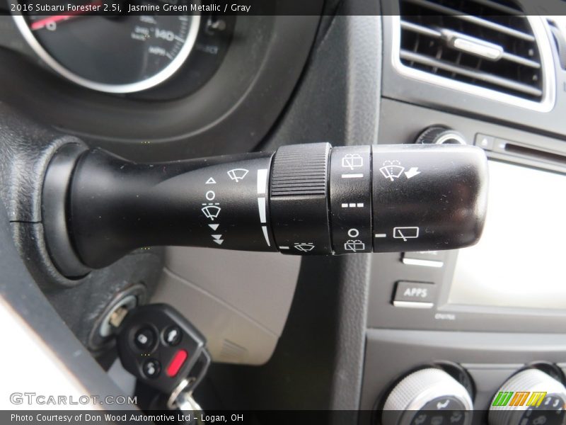 Jasmine Green Metallic / Gray 2016 Subaru Forester 2.5i
