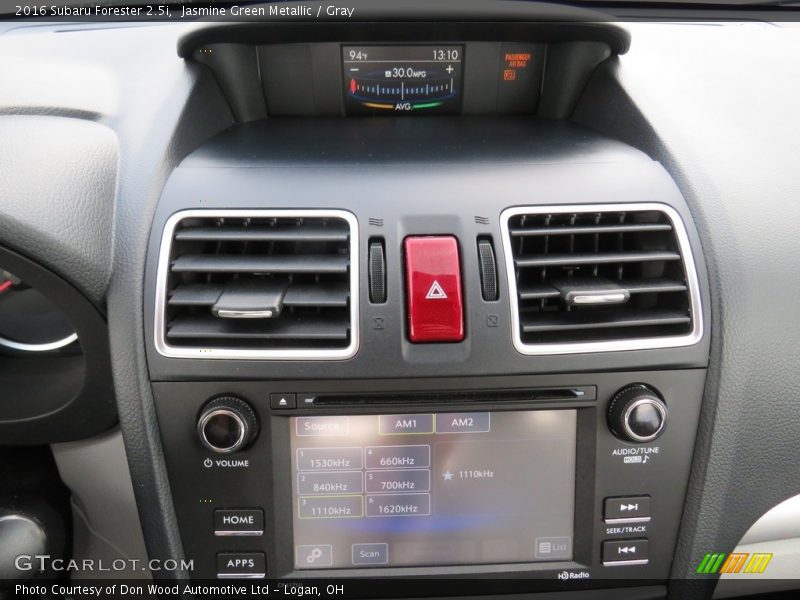 Jasmine Green Metallic / Gray 2016 Subaru Forester 2.5i