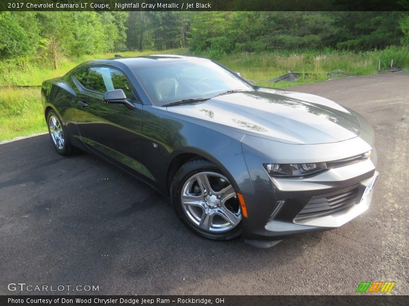 Nightfall Gray Metallic / Jet Black 2017 Chevrolet Camaro LT Coupe