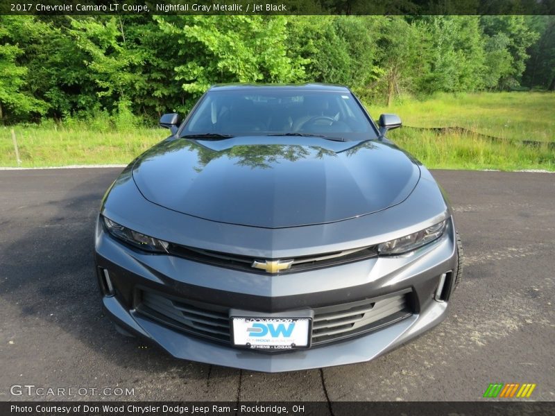 Nightfall Gray Metallic / Jet Black 2017 Chevrolet Camaro LT Coupe