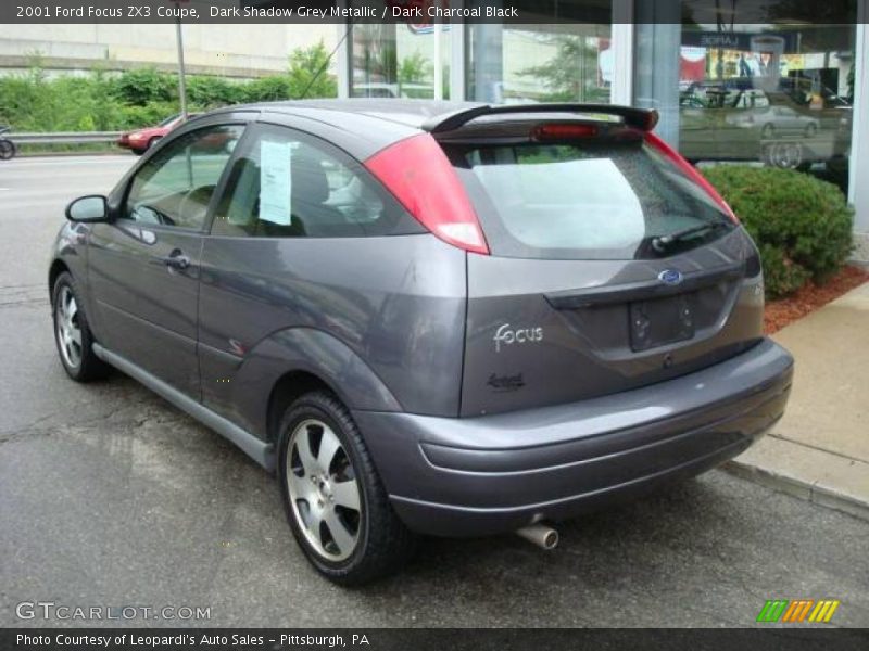 Dark Shadow Grey Metallic / Dark Charcoal Black 2001 Ford Focus ZX3 Coupe
