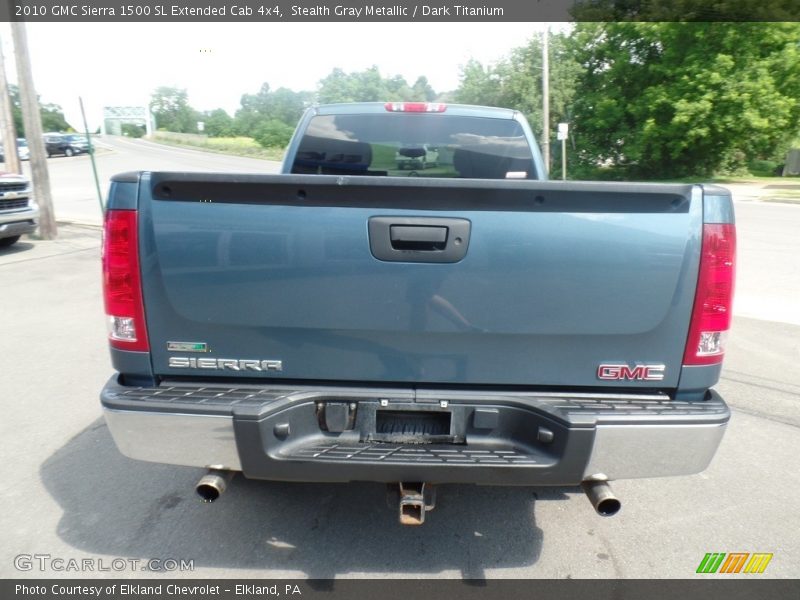 Stealth Gray Metallic / Dark Titanium 2010 GMC Sierra 1500 SL Extended Cab 4x4
