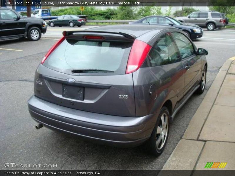 Dark Shadow Grey Metallic / Dark Charcoal Black 2001 Ford Focus ZX3 Coupe