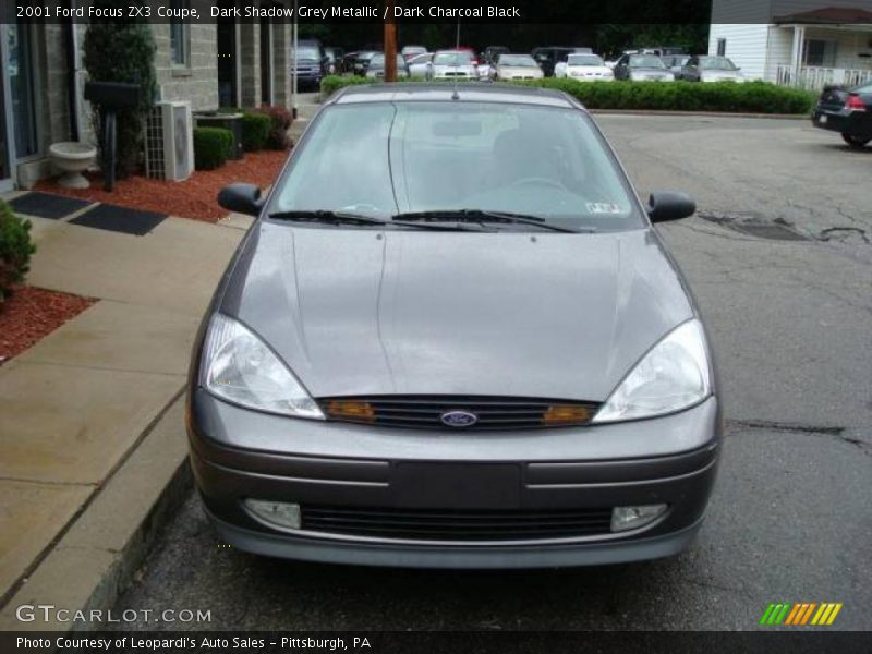 Dark Shadow Grey Metallic / Dark Charcoal Black 2001 Ford Focus ZX3 Coupe