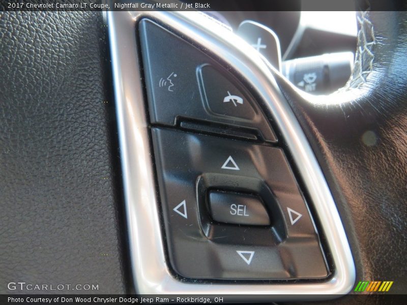 Nightfall Gray Metallic / Jet Black 2017 Chevrolet Camaro LT Coupe