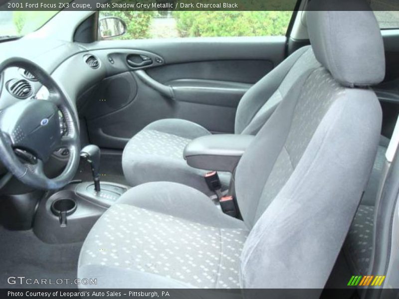 Dark Shadow Grey Metallic / Dark Charcoal Black 2001 Ford Focus ZX3 Coupe