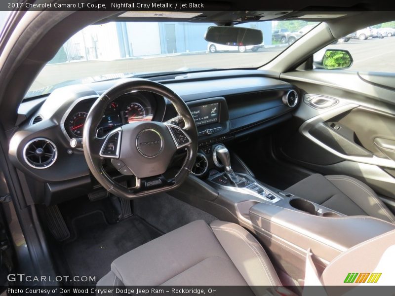 Nightfall Gray Metallic / Jet Black 2017 Chevrolet Camaro LT Coupe