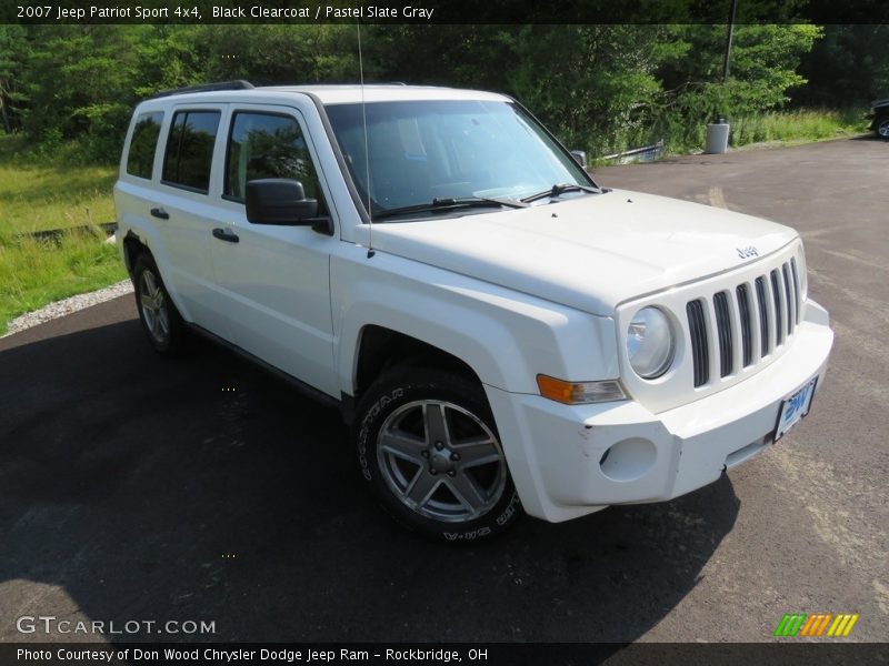Black Clearcoat / Pastel Slate Gray 2007 Jeep Patriot Sport 4x4