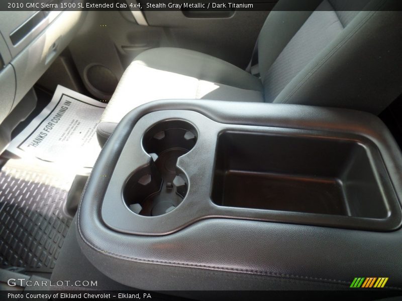 Stealth Gray Metallic / Dark Titanium 2010 GMC Sierra 1500 SL Extended Cab 4x4