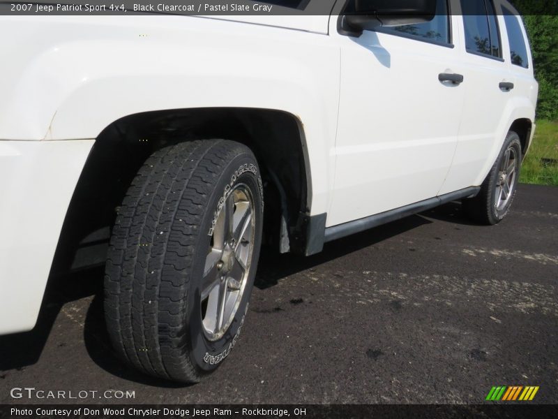 Black Clearcoat / Pastel Slate Gray 2007 Jeep Patriot Sport 4x4