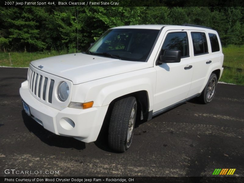 Black Clearcoat / Pastel Slate Gray 2007 Jeep Patriot Sport 4x4