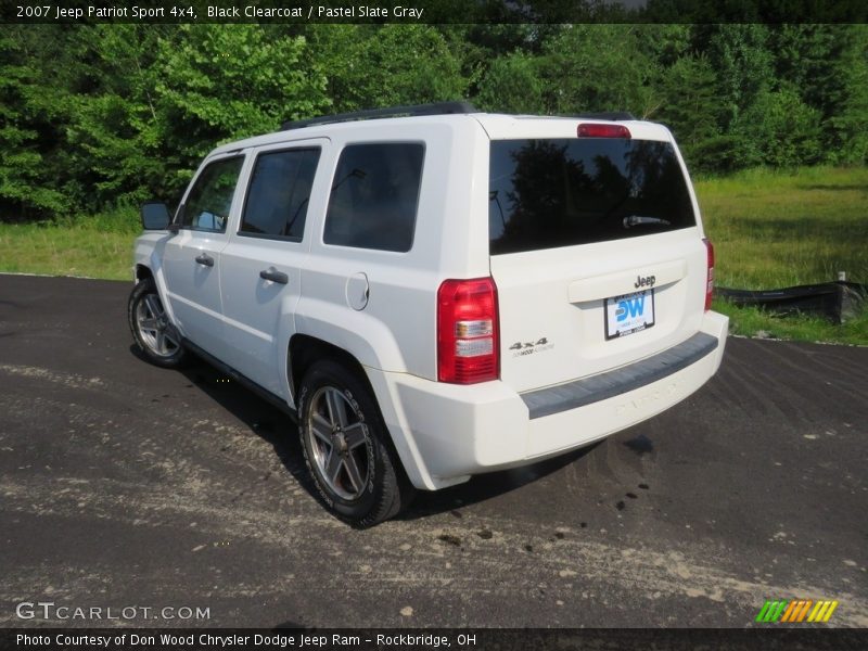 Black Clearcoat / Pastel Slate Gray 2007 Jeep Patriot Sport 4x4