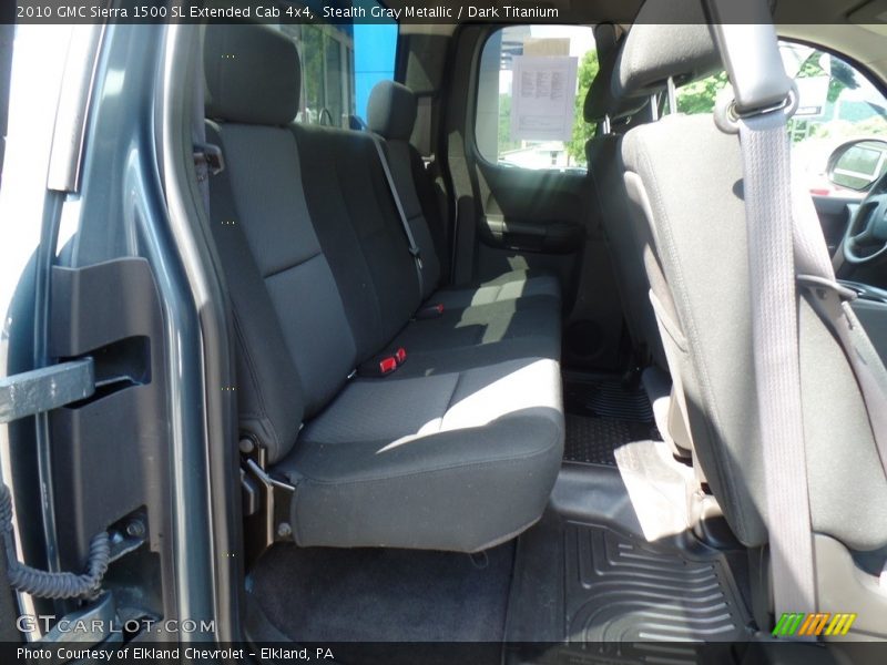 Stealth Gray Metallic / Dark Titanium 2010 GMC Sierra 1500 SL Extended Cab 4x4
