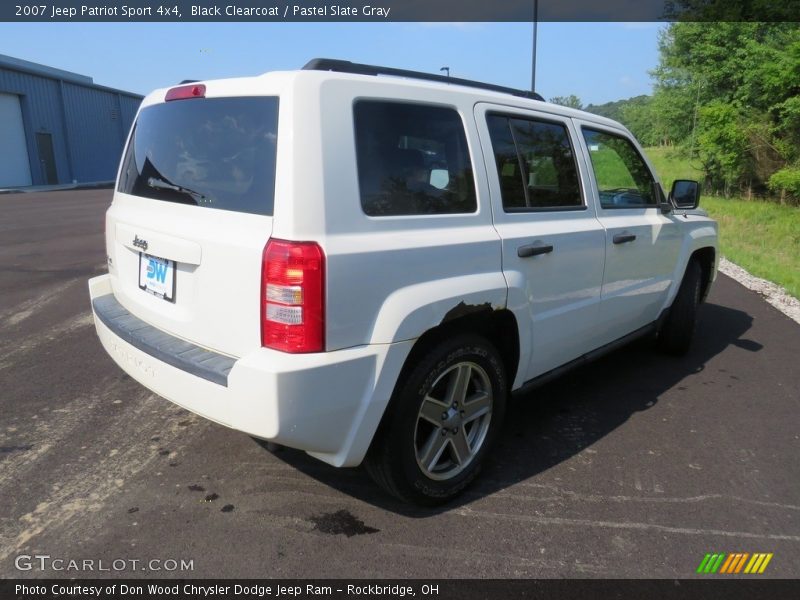 Black Clearcoat / Pastel Slate Gray 2007 Jeep Patriot Sport 4x4
