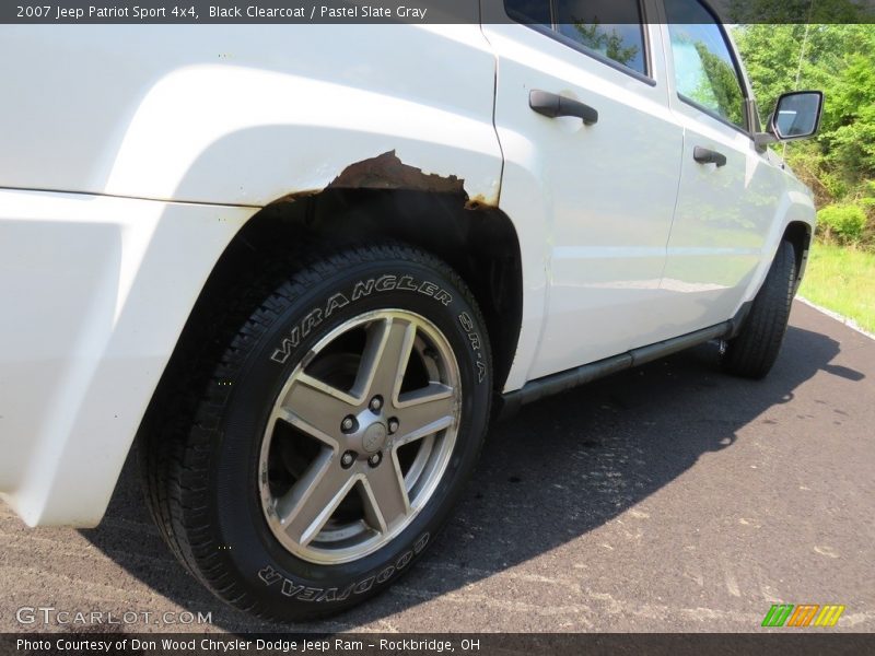 Black Clearcoat / Pastel Slate Gray 2007 Jeep Patriot Sport 4x4