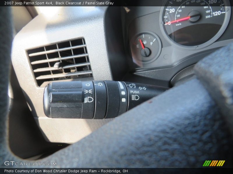 Black Clearcoat / Pastel Slate Gray 2007 Jeep Patriot Sport 4x4