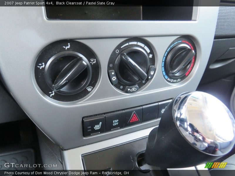 Black Clearcoat / Pastel Slate Gray 2007 Jeep Patriot Sport 4x4