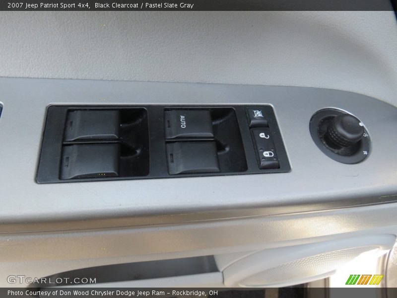 Black Clearcoat / Pastel Slate Gray 2007 Jeep Patriot Sport 4x4