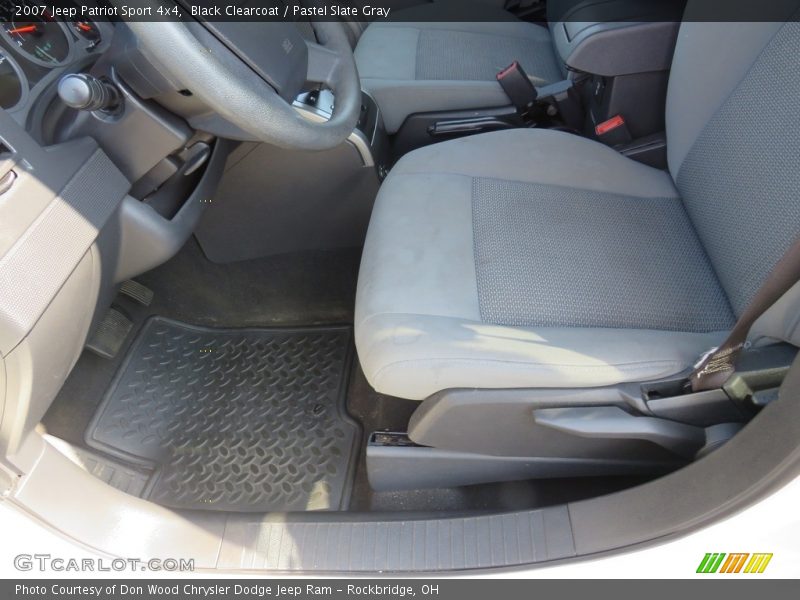 Black Clearcoat / Pastel Slate Gray 2007 Jeep Patriot Sport 4x4