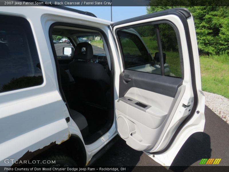 Black Clearcoat / Pastel Slate Gray 2007 Jeep Patriot Sport 4x4