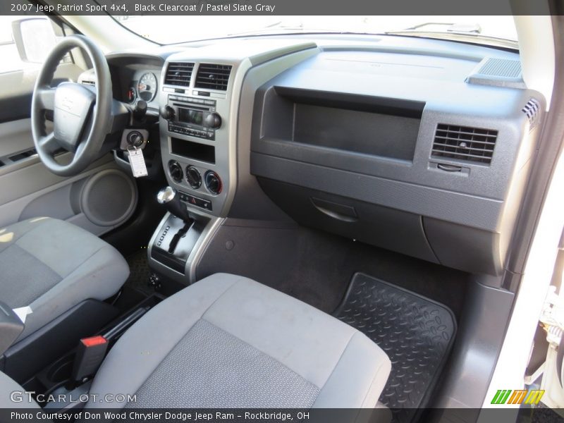 Black Clearcoat / Pastel Slate Gray 2007 Jeep Patriot Sport 4x4