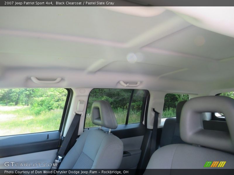 Black Clearcoat / Pastel Slate Gray 2007 Jeep Patriot Sport 4x4