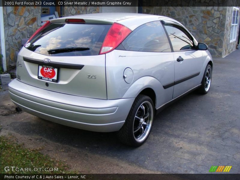 CD Silver Metallic / Medium Graphite Grey 2001 Ford Focus ZX3 Coupe