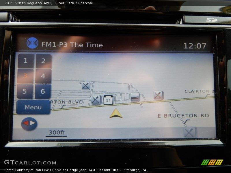 Super Black / Charcoal 2015 Nissan Rogue SV AWD
