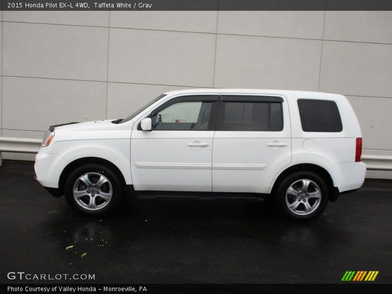 Taffeta White / Gray 2015 Honda Pilot EX-L 4WD