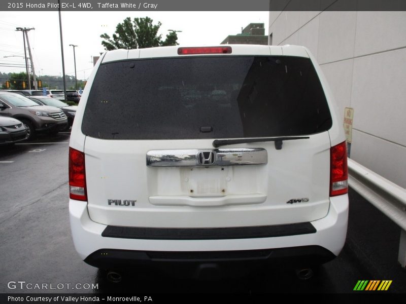 Taffeta White / Gray 2015 Honda Pilot EX-L 4WD