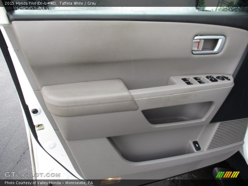 Taffeta White / Gray 2015 Honda Pilot EX-L 4WD