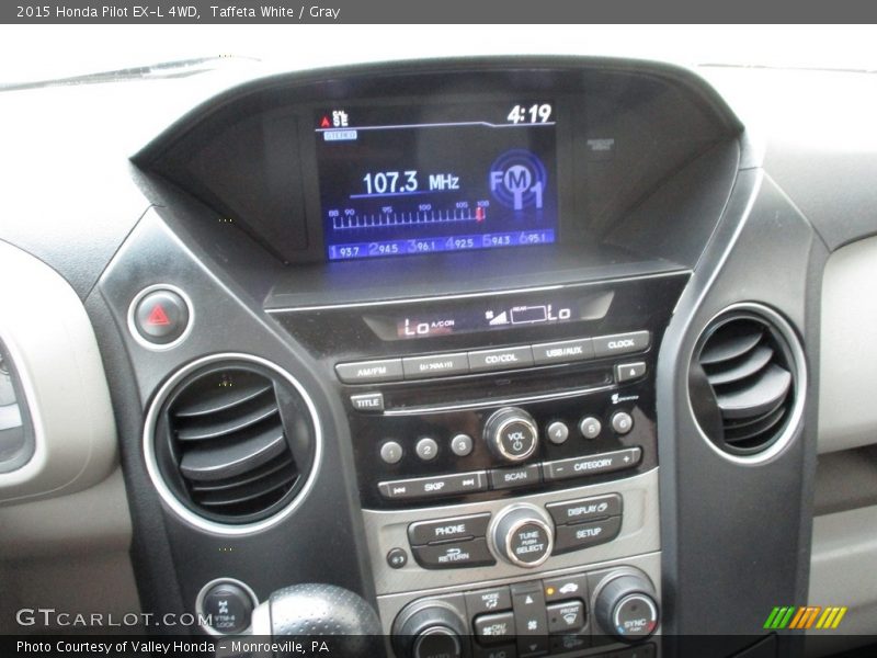 Taffeta White / Gray 2015 Honda Pilot EX-L 4WD