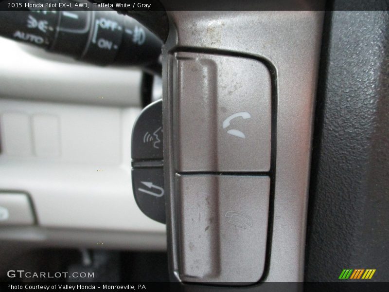 Taffeta White / Gray 2015 Honda Pilot EX-L 4WD