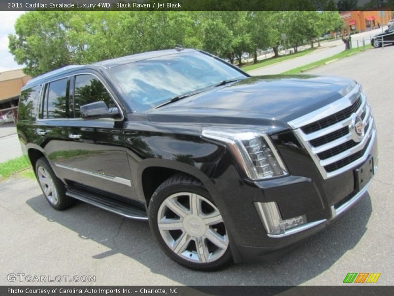 Black Raven / Jet Black 2015 Cadillac Escalade Luxury 4WD