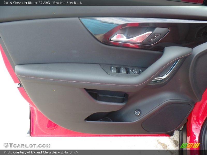 Red Hot / Jet Black 2019 Chevrolet Blazer RS AWD