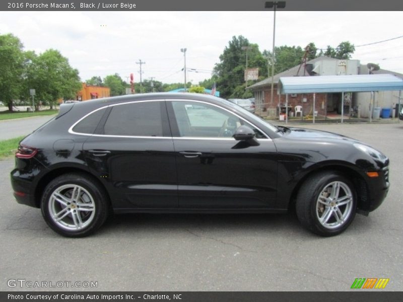 Black / Luxor Beige 2016 Porsche Macan S