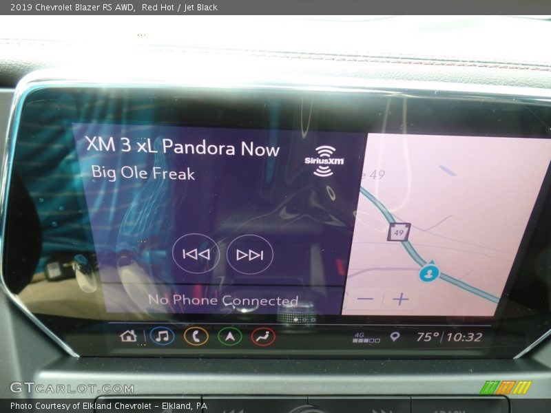 Red Hot / Jet Black 2019 Chevrolet Blazer RS AWD