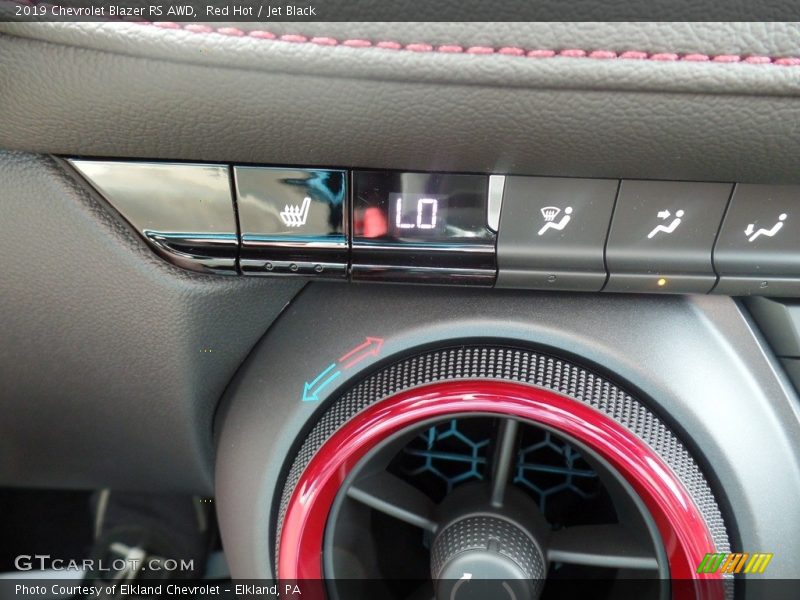 Red Hot / Jet Black 2019 Chevrolet Blazer RS AWD