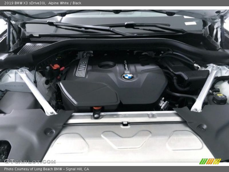Alpine White / Black 2019 BMW X3 sDrive30i