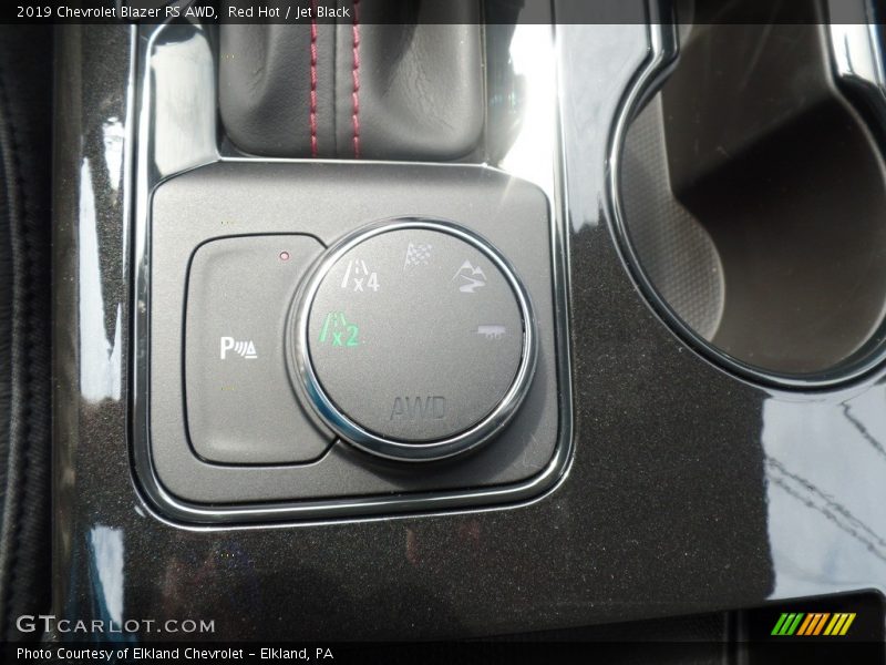 Red Hot / Jet Black 2019 Chevrolet Blazer RS AWD