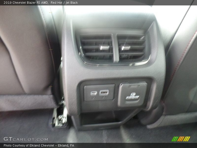 Red Hot / Jet Black 2019 Chevrolet Blazer RS AWD