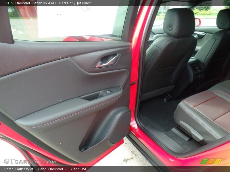 Red Hot / Jet Black 2019 Chevrolet Blazer RS AWD